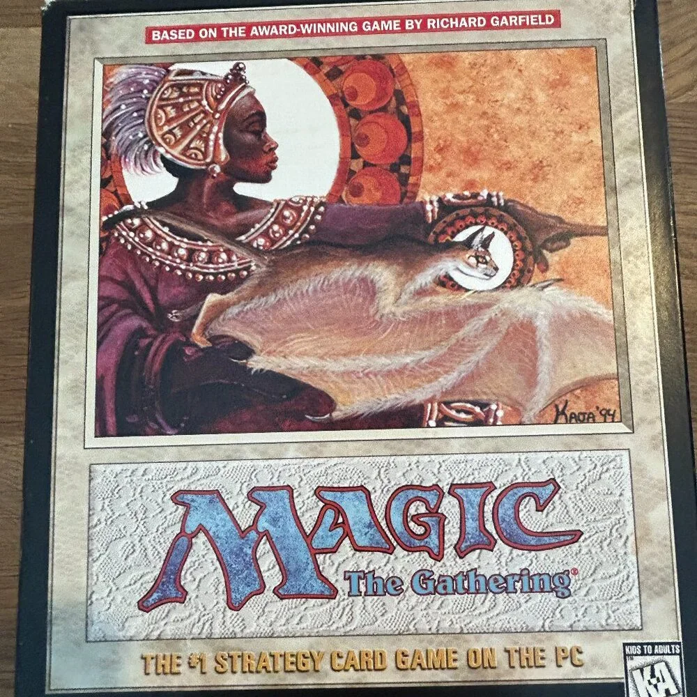 Lot of 2 MAGIC THE GATHERING Microprose PC Game and Expansion Set Complete 1997